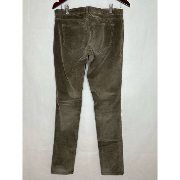 Banana Republic Pants Women SZ 27 Brown Corduroy Cotton Low Rise y2k Minimalist - Picture 2 of 9